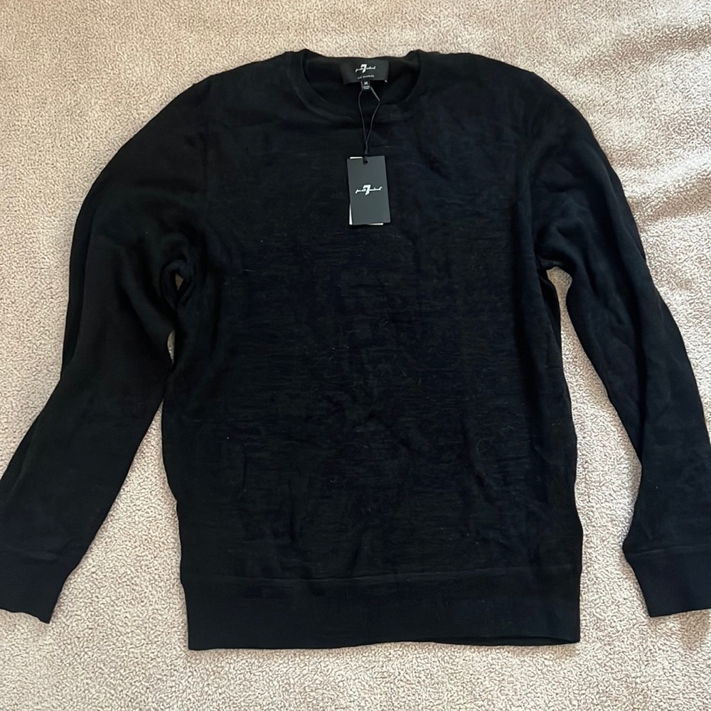 7 for all man kind Men’s Italian merino sweater